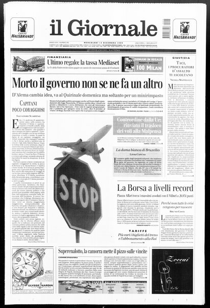 Il giornale : quotidiano del mattino